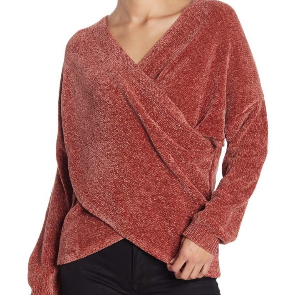Lush Knit Wrap Sweater
